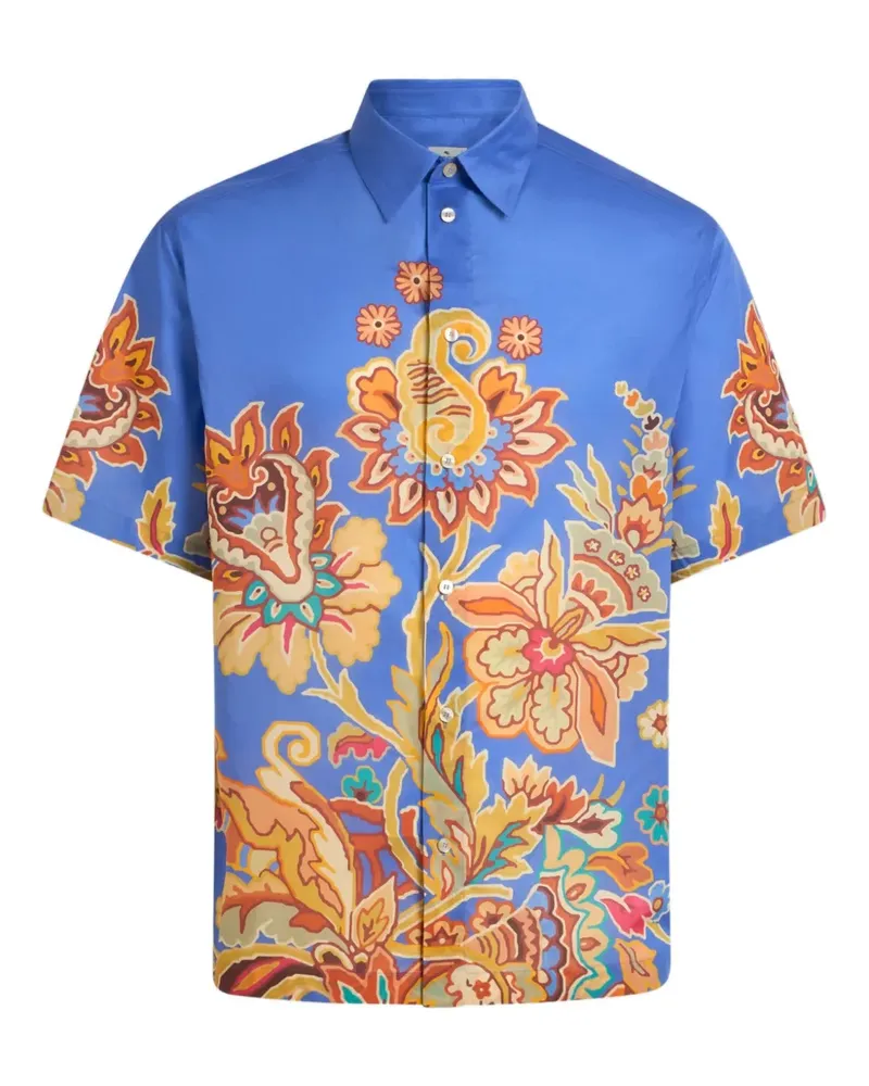 Etro Klassisches Hemd - Blau Blau