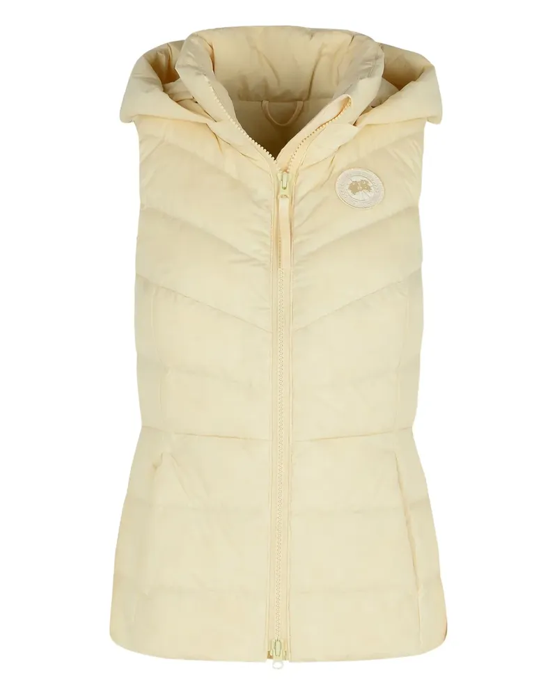 Canada Goose Calir Kapuzenweste mit Reißverschluss - Nude Nude