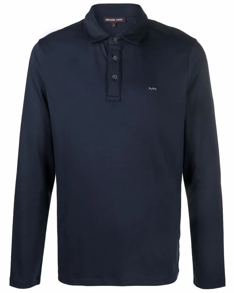 Michael Kors Poloshirt mit Logo-Stickerei - Blau Blau