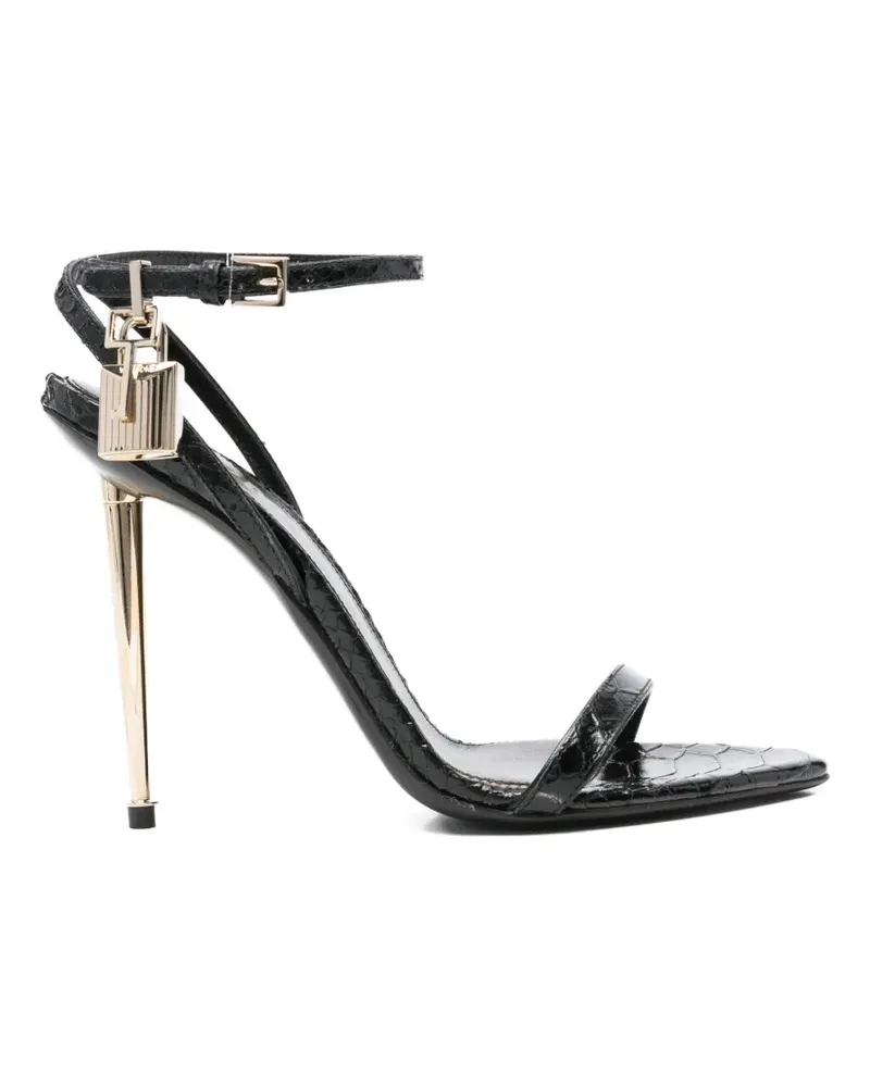 Tom Ford padlock strap sandals - Schwarz Schwarz
