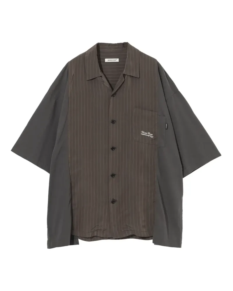 Undercover Hemd mit Nadelstreifen - Braun Braun