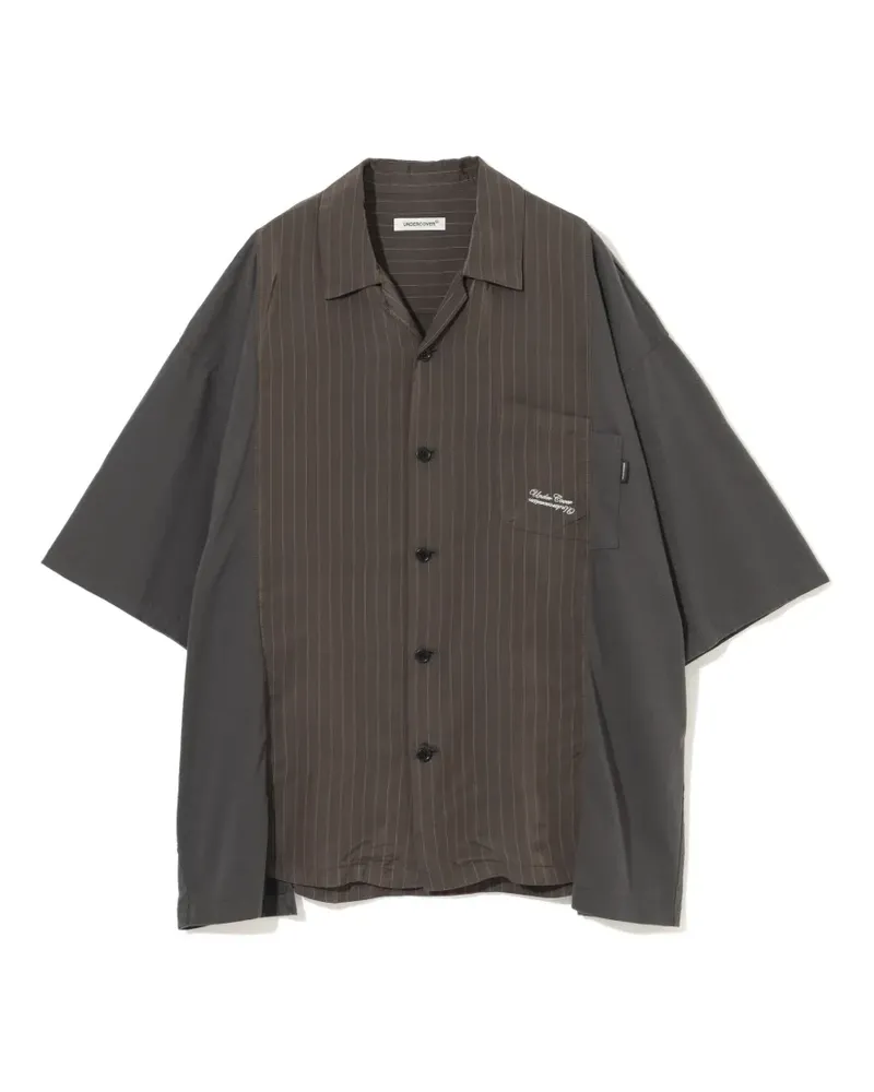 Undercover Hemd mit Nadelstreifen - Braun Braun