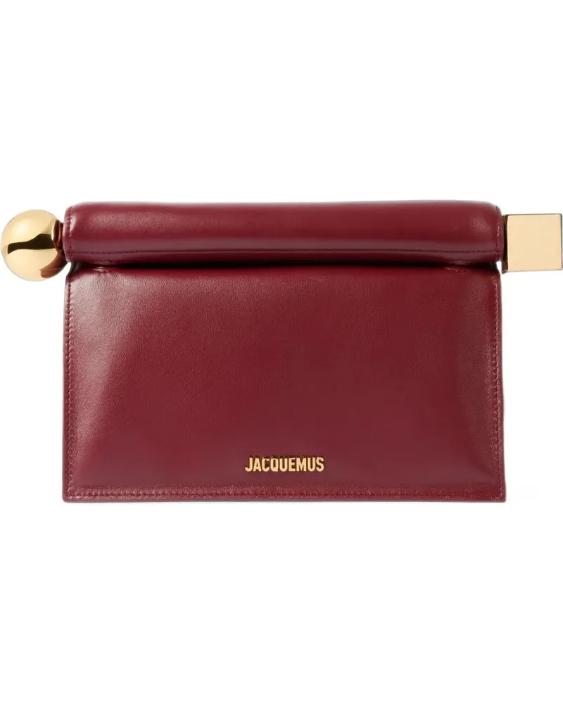 Jacquemus The Ronde Carré Clutch - Rot Rot