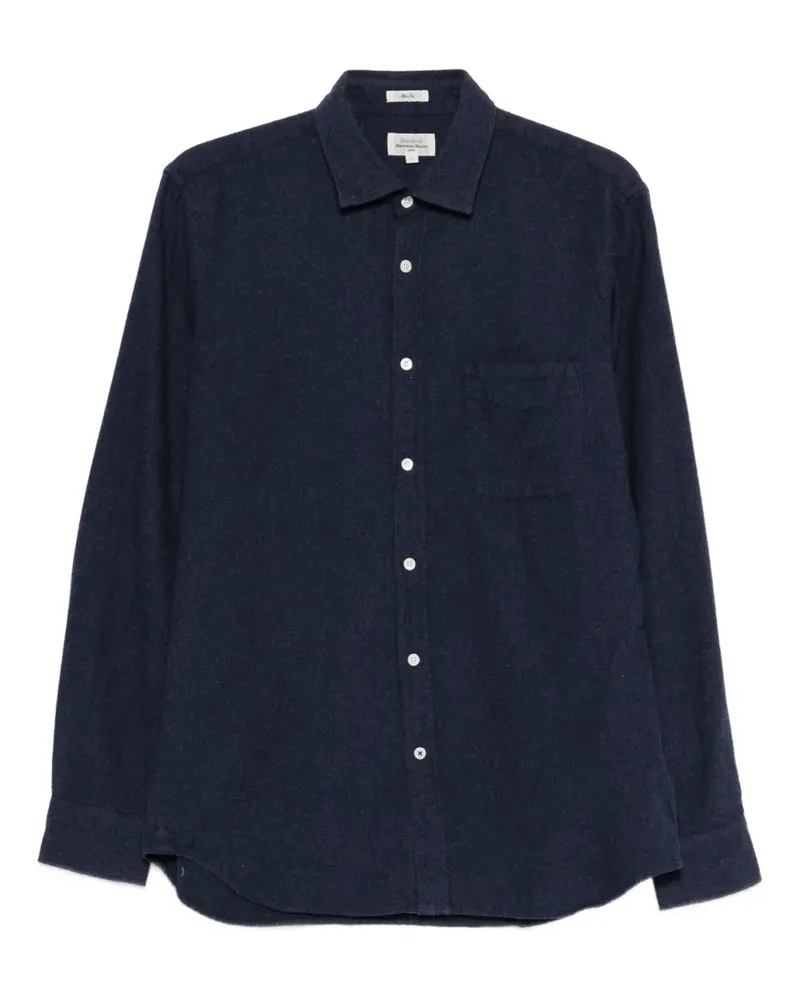 Hartford Klassisches Hemd - Blau Blau