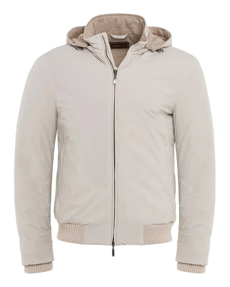 Doriani Kapuzenjacke mit gerippten Details - Nude Nude
