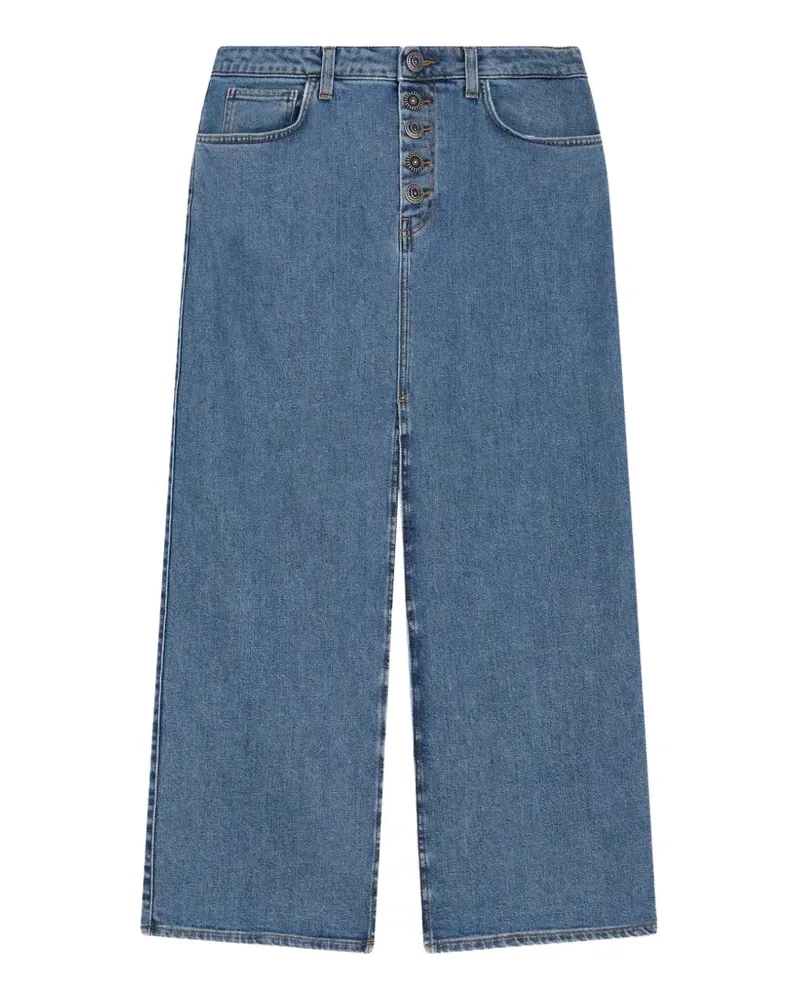 Dondup Bera Jeansrock mit Knöpfen - Blau Blau