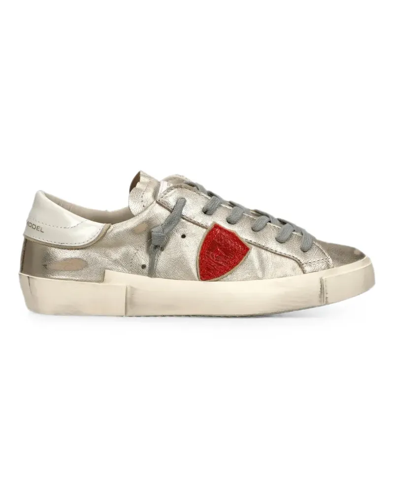 Philippe Model Sneakers in Metallic-Optik - Gold Gold