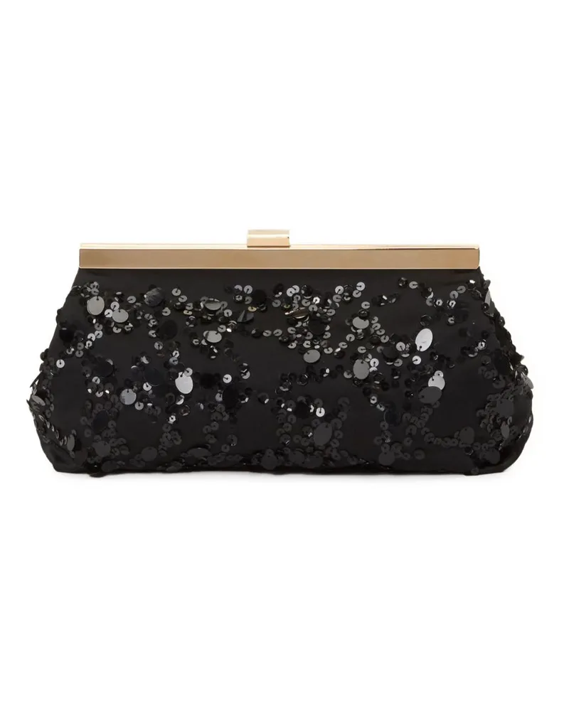 Fabiana Filippi Verzierte Clutch - Schwarz Schwarz