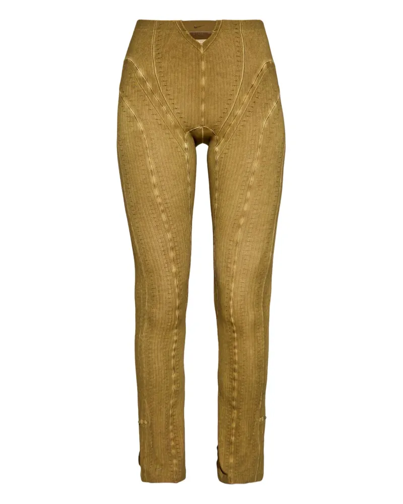 Nike x KNWLS cut-out ribbed leggings - Braun Braun