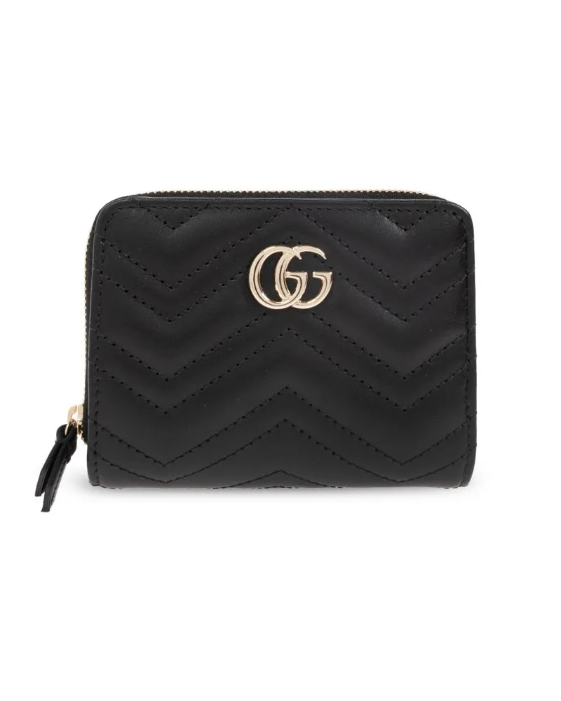 Gucci GG Marmont Portemonnaie - Schwarz Schwarz