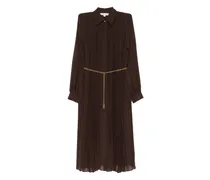 Georgette Kleid - Braun