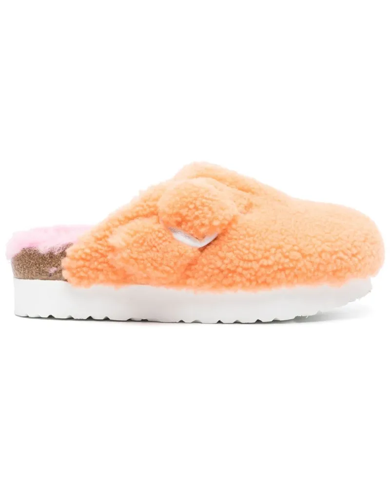 Birkenstock Boston Big Buckle Slipper Orange