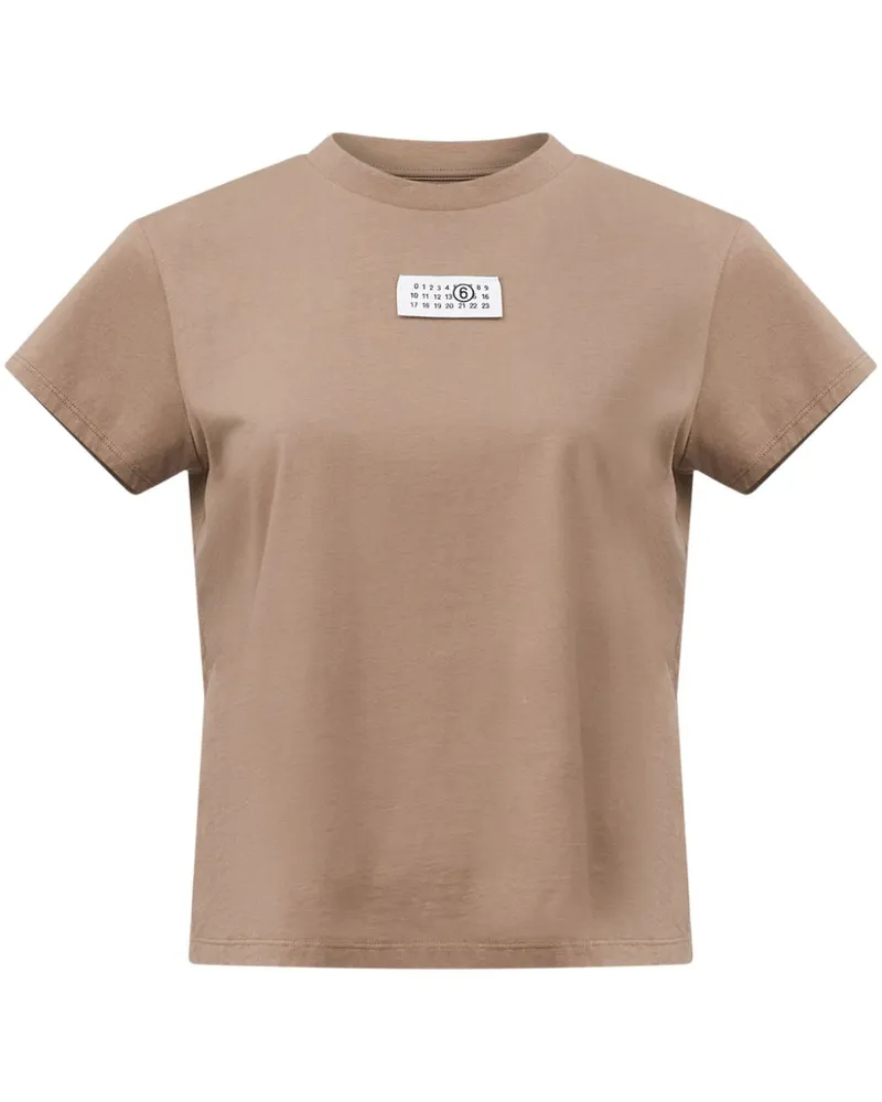 Maison Margiela T-Shirt aus Baumwolljersey - Nude Nude