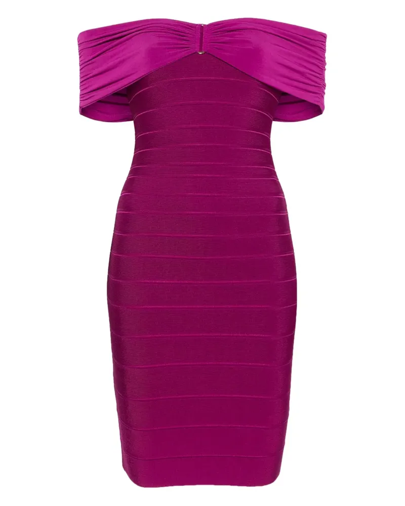 Hervé Léger Celine Minikleid - Violett Violett