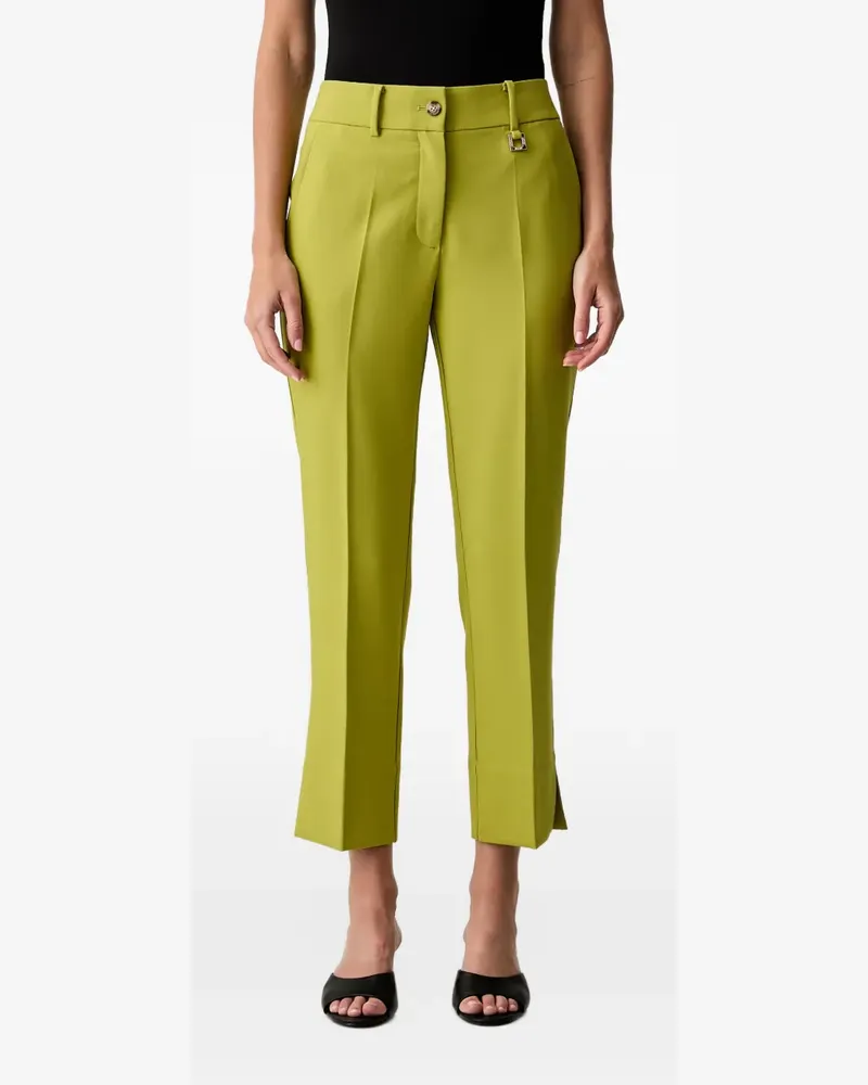 JOOP! logo-waistband cropped trousers - Grün Grün