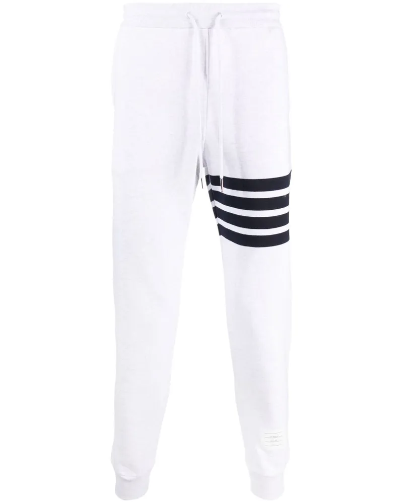 Thom Browne Jogginghose mit Streifen - Weiß Weiß