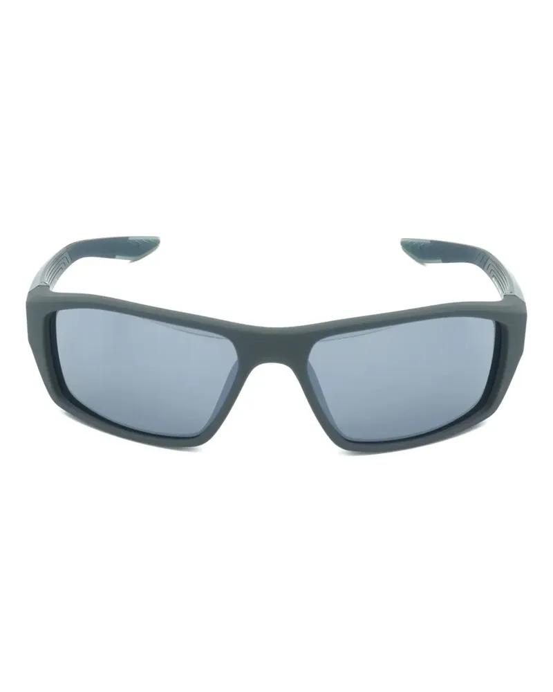 Nike Brazen Shadow Sonnenbrille mit eckigem Gestell - Grau Grau