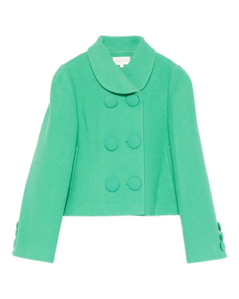 SHUSHU/TONG double-breasted button-up blazer - Grün Grün