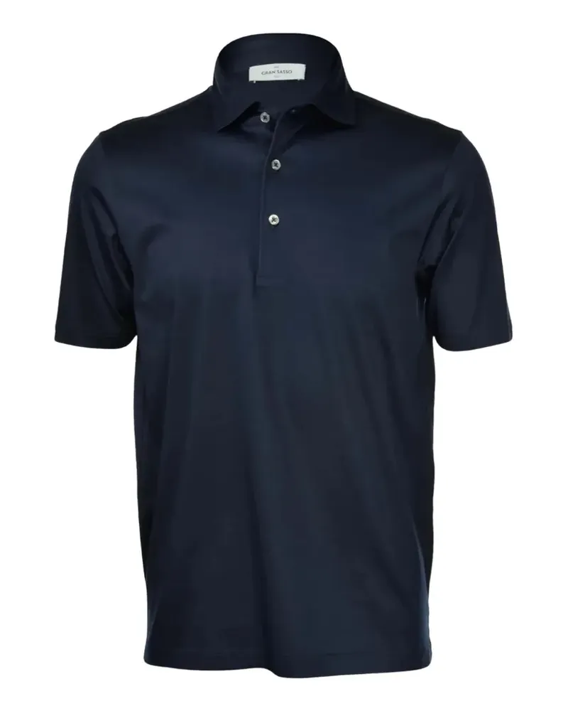 Gran Sasso short-sleeve polo shirt - Blau Blau