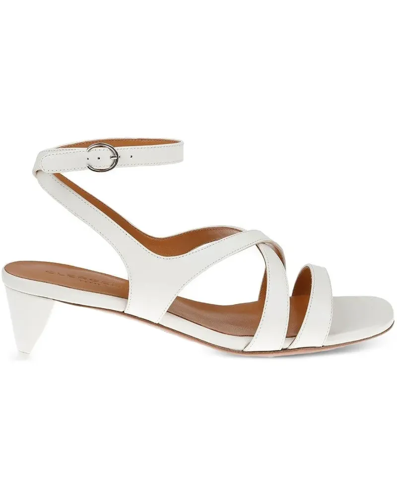 Robert Clergerie Lolita crossover ankle-strap sandals - Weiß Weiß