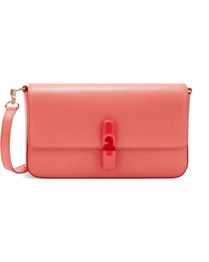 Furla Kleine Iride Umhängetasche mit Klappe - Rosa Rosa