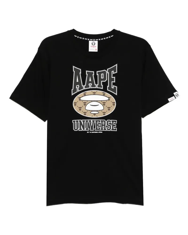 BAPE T-Shirt mit Print - Schwarz Schwarz