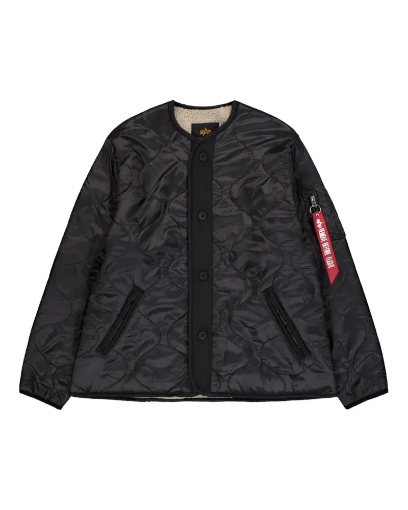 Alpha Industries quilted jacket - Schwarz Schwarz