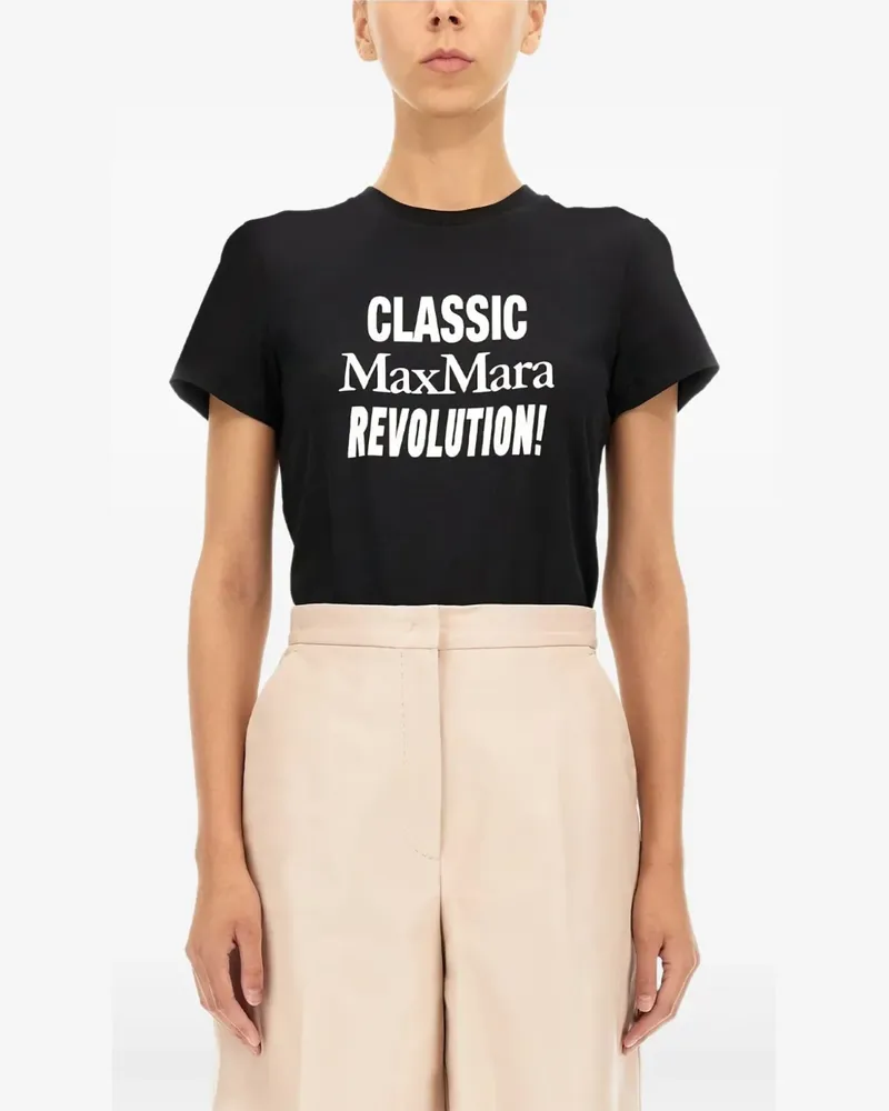 Max Mara Classic Revolution T-Shirt - Schwarz Schwarz