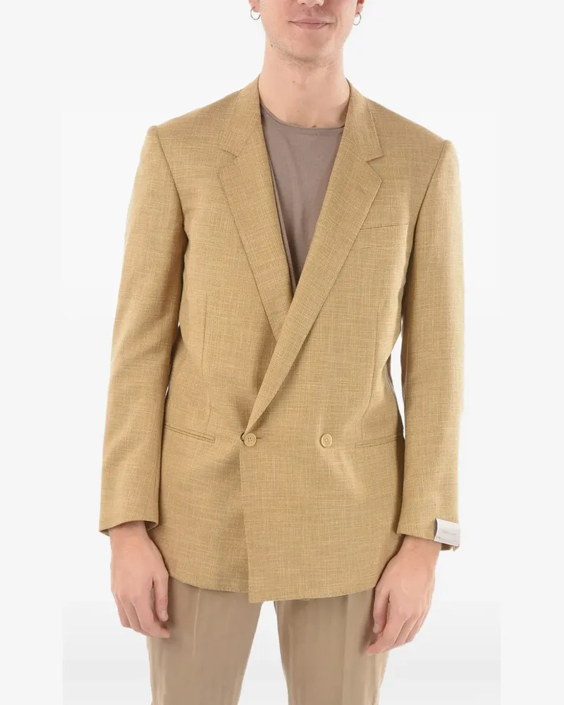 Corneliani double-breasted blazer - Nude Nude