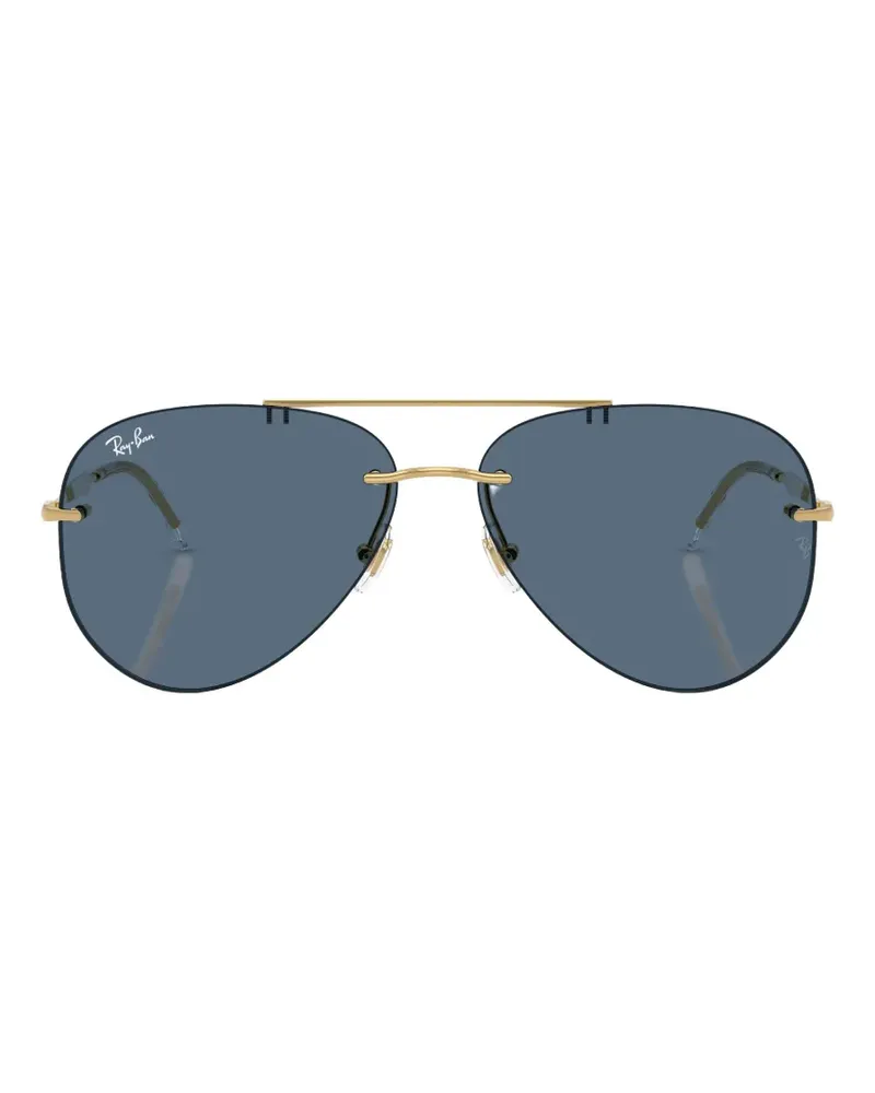 Ray Ban Getönte Pilotenbrille - Gold Gold