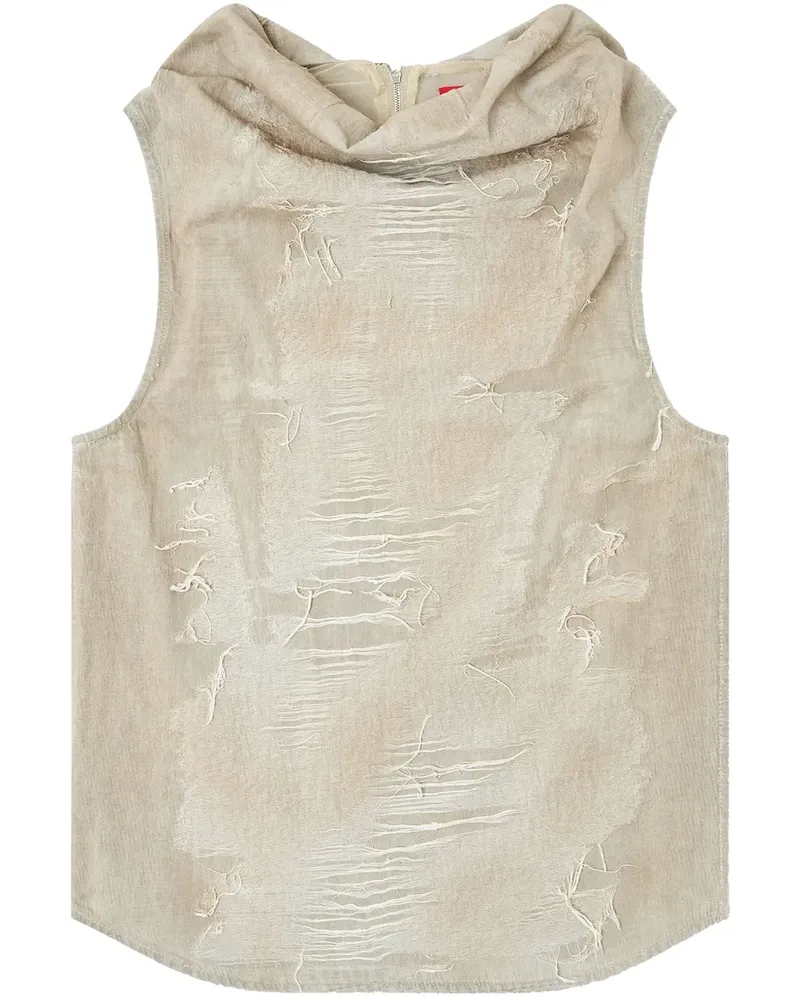 Diesel D-Taston Bluse - Grau Grau
