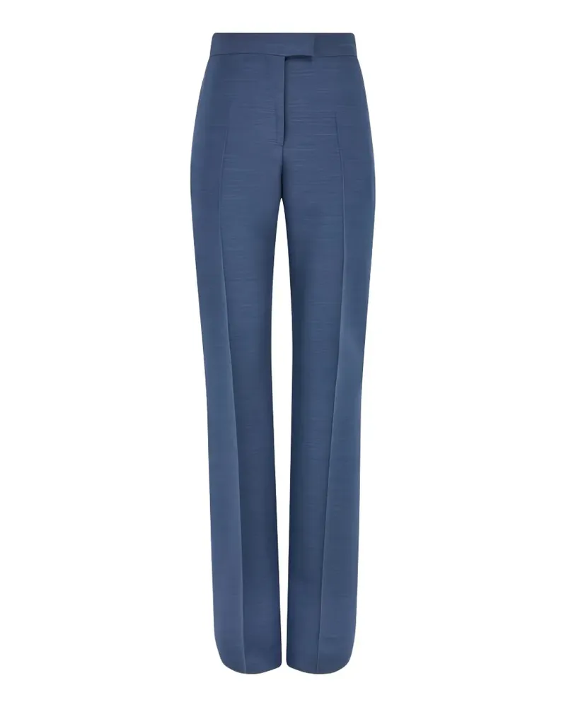 Ferragamo Gerade Hose mit Bügelfalten - Blau Blau