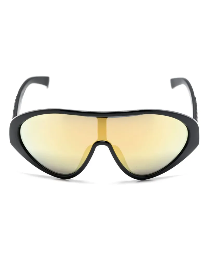 Moschino Verspiegelte Sonnenbrille Schwarz