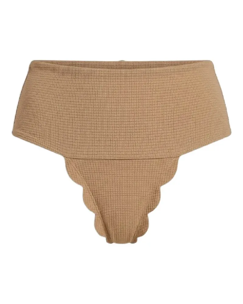 Marysia Santa Clara Bikinihöschen mit Wellensaum - Nude Nude