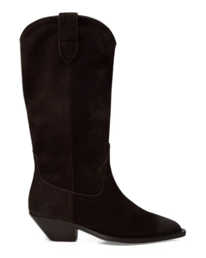 Via Roma 15 Santa Monica suede cowboy boots - Braun Braun