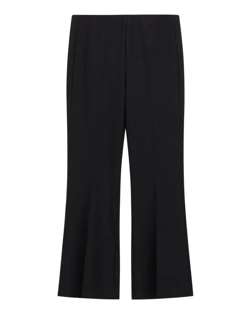 Liviana Conti pressed-crease flared trousers - Schwarz Schwarz