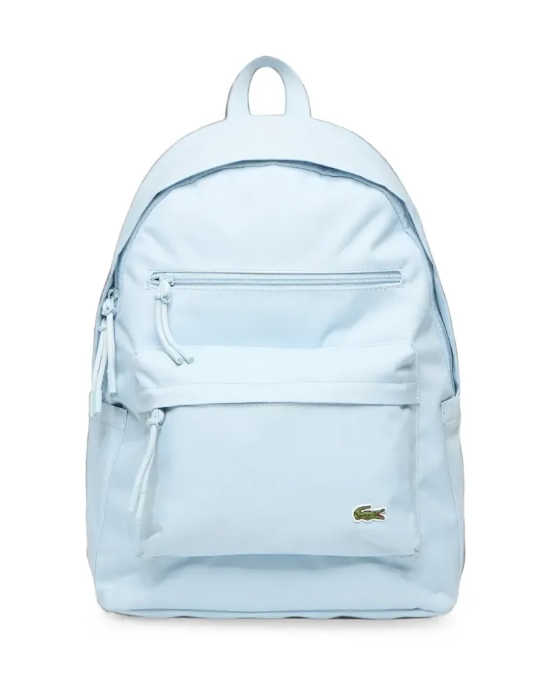 Lacoste Neocroc logo-patch backpack - Blau Blau
