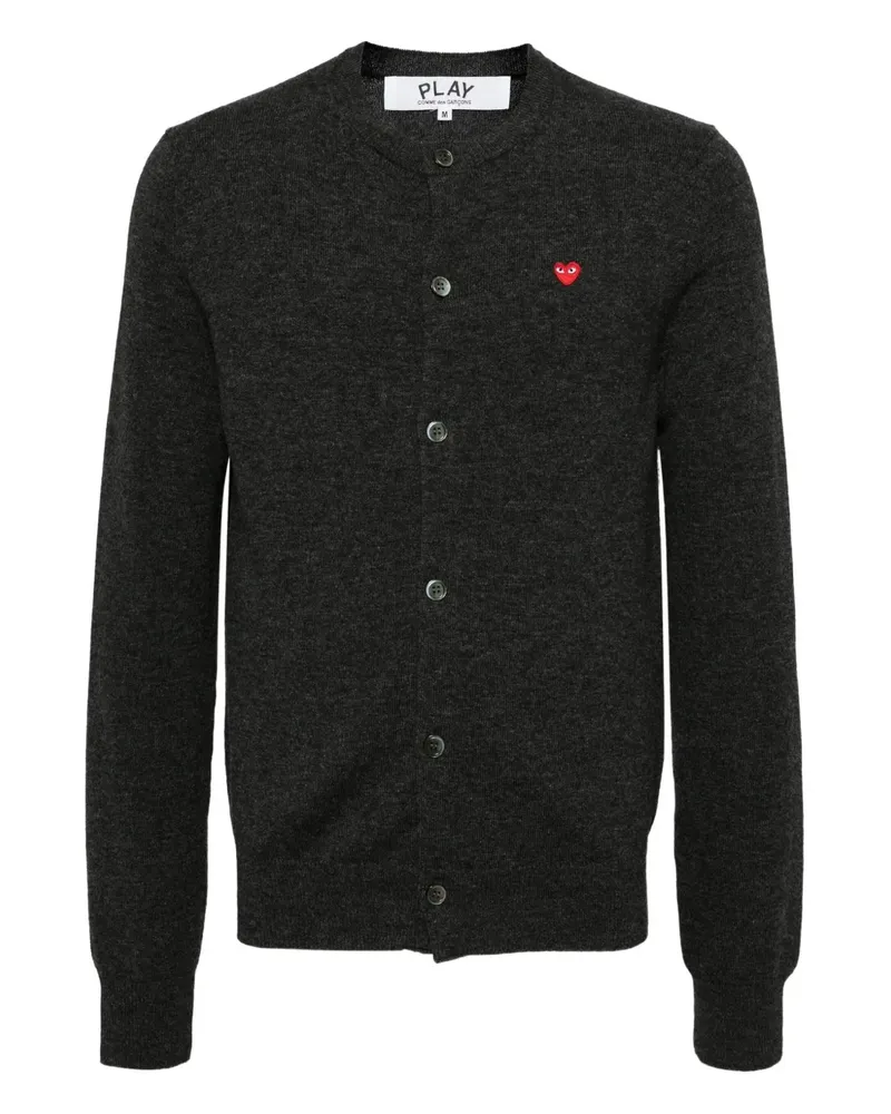 Comme des Garçons Cardigan mit Logo-Wappen - Schwarz Schwarz