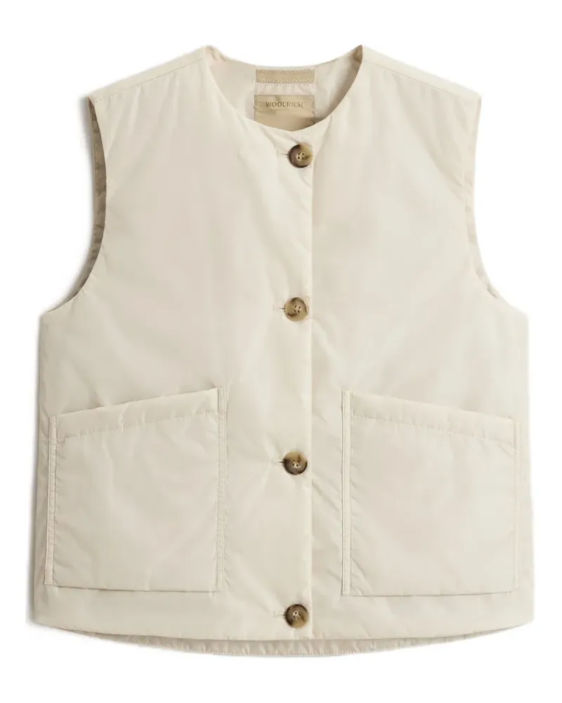 Woolrich Weste mit Knopfverschluss - Nude Nude