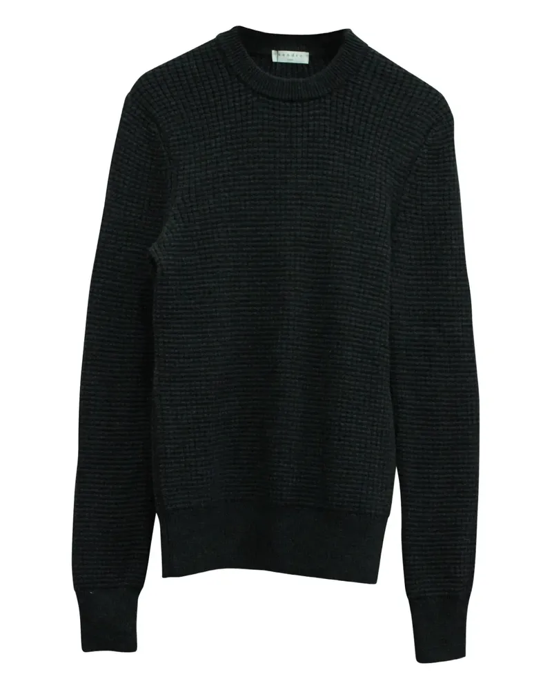 Sandro Pullover mit Karomuster - Grau Grau