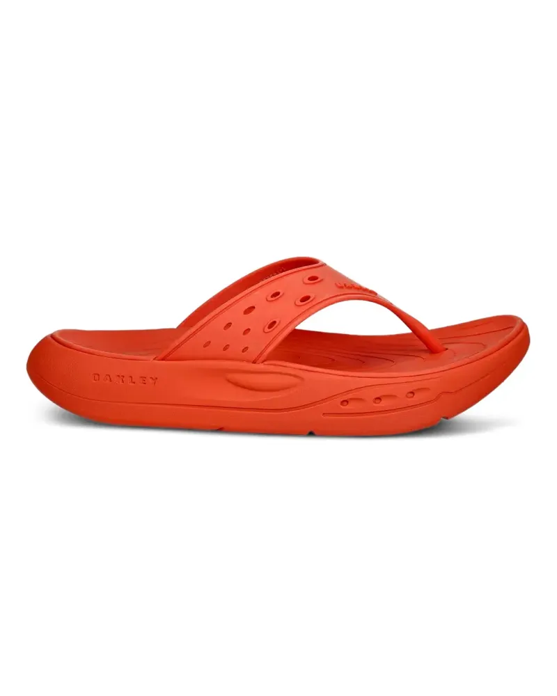 Oakley Studio Flip-Flops mit Logo-Prägung - Orange Orange