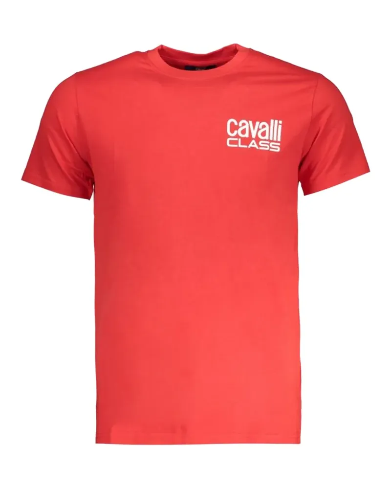 Roberto Cavalli logo-print T-shirt - Rot Rot