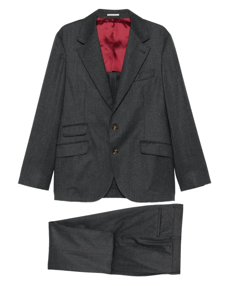 Brunello Cucinelli single-breasted suit - Grau Grau