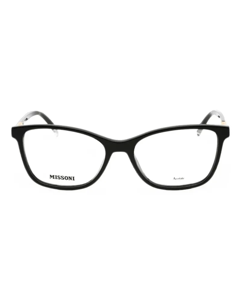 Missoni Brille mit eckigem Gestell - Schwarz Schwarz