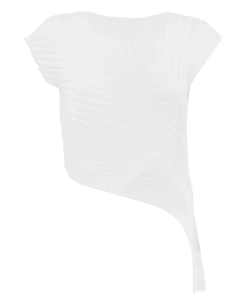Liviana Conti Geripptes T-Shirt - Weiß Weiß