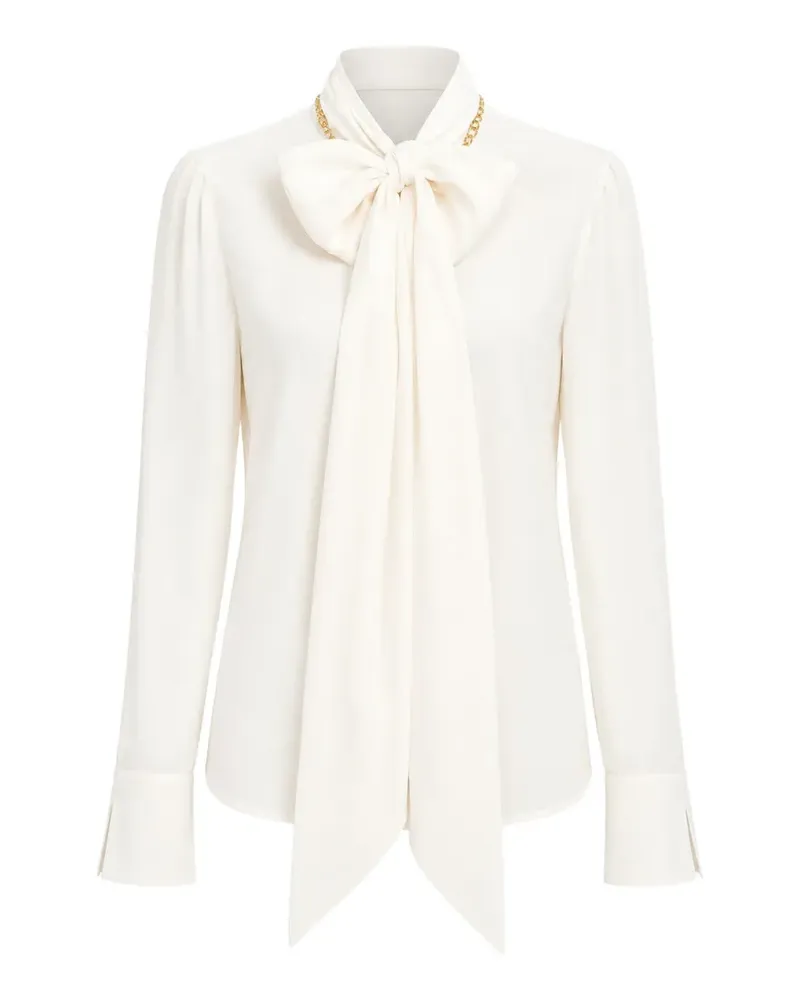 Ted Baker tie-neck blouse - Weiß Weiß