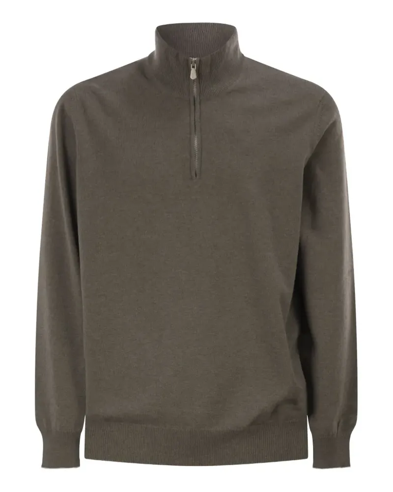 Brunello Cucinelli cashmere quarter-zip knitwear - Braun Braun