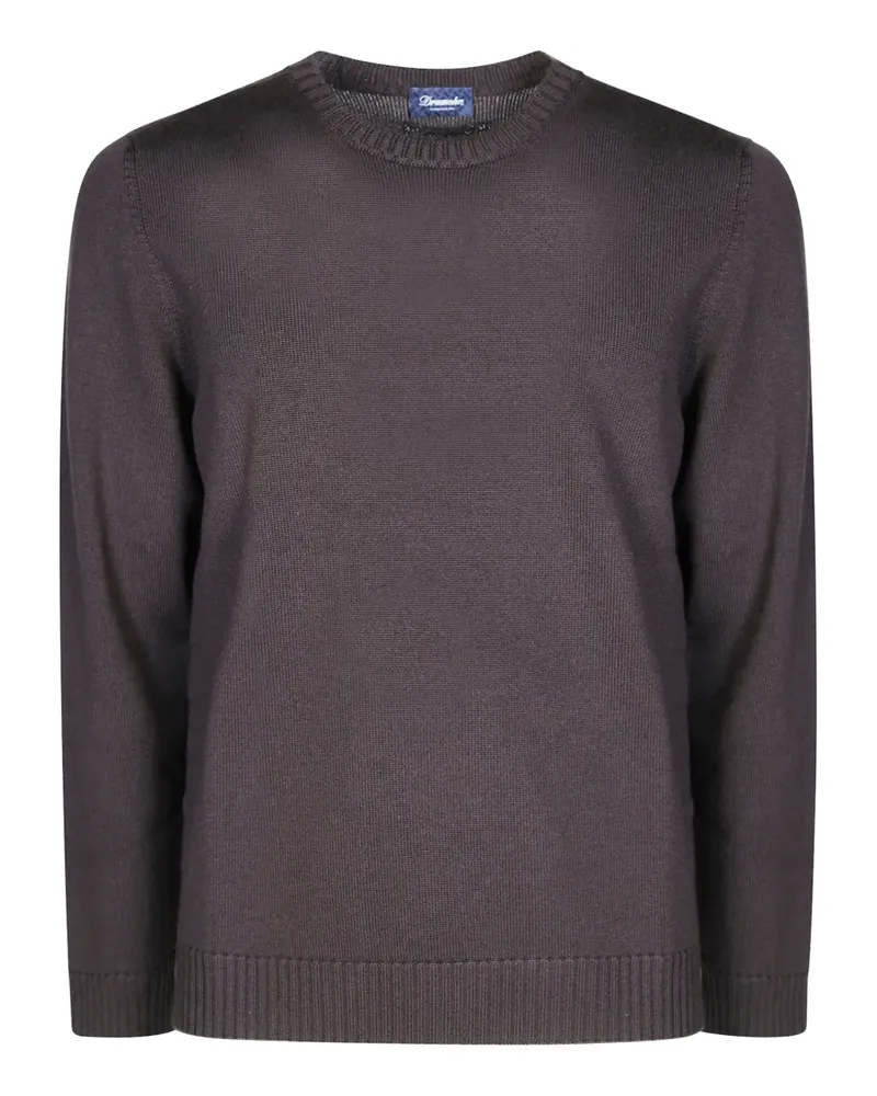 Drumohr  Pullover mit Rundhalsausschnitt - Grau Grau