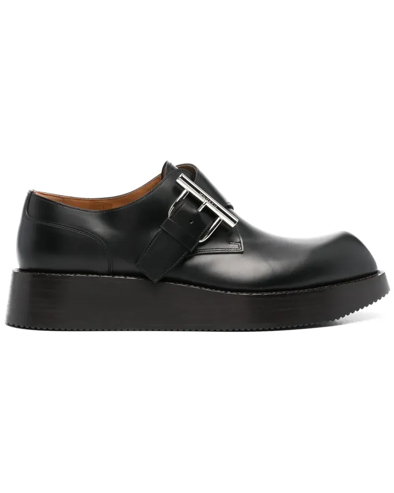 Alexander McQueen T-Bar Creeper Monk-Schuhe - Schwarz Schwarz
