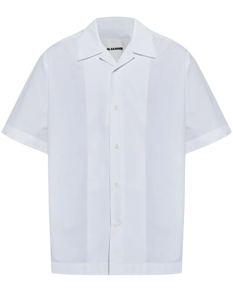 Jil Sander Hemd aus Bio-Baumwolle - Weiß Weiß